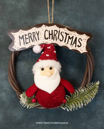 Merry Christmas Santa Wreath