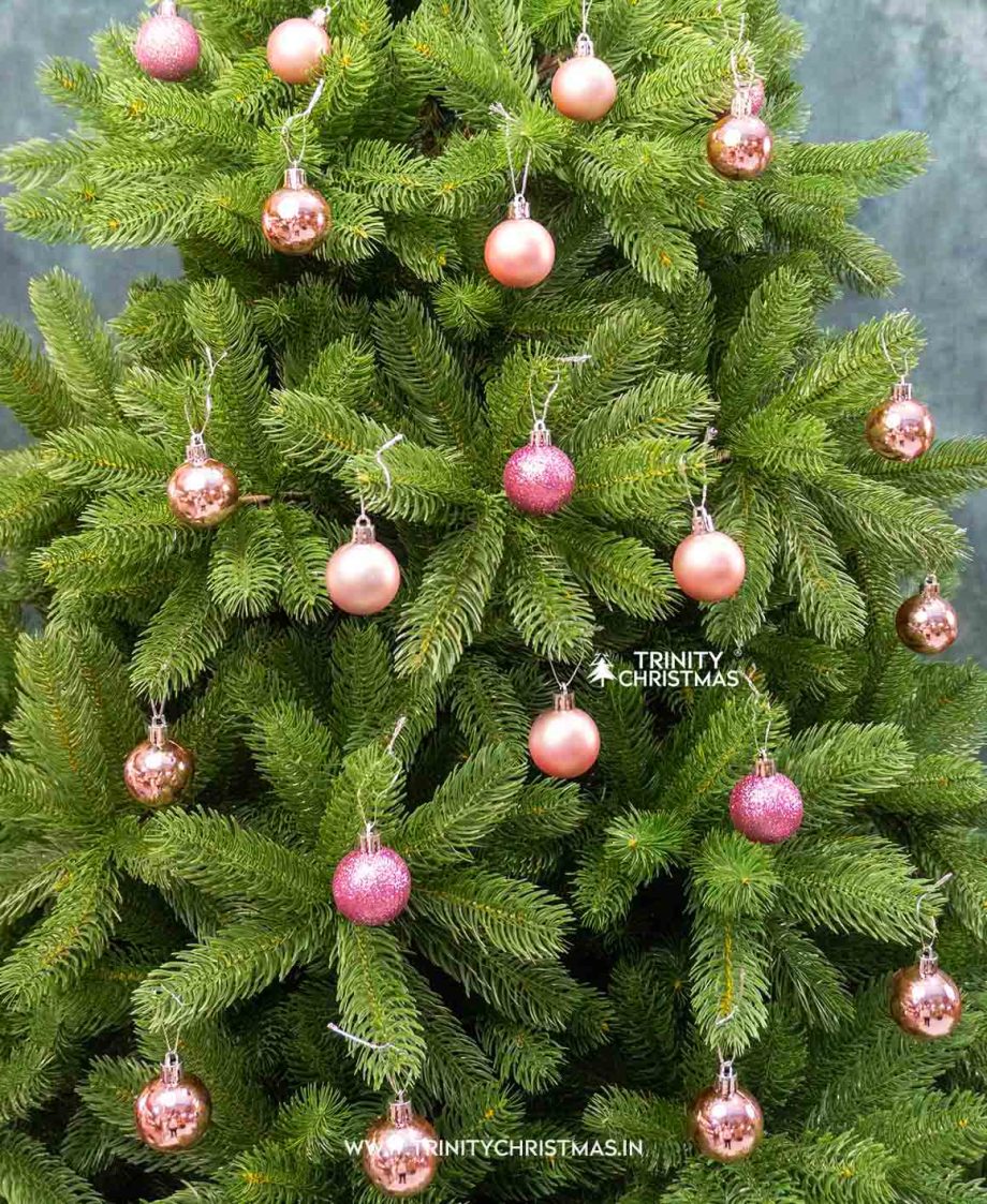 Christmas Baubles Pink