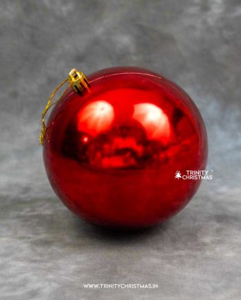 12cm Red Christmas Ball