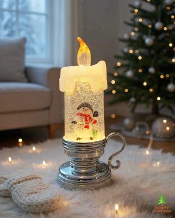 LED Flameless Snowman Christmas Candle