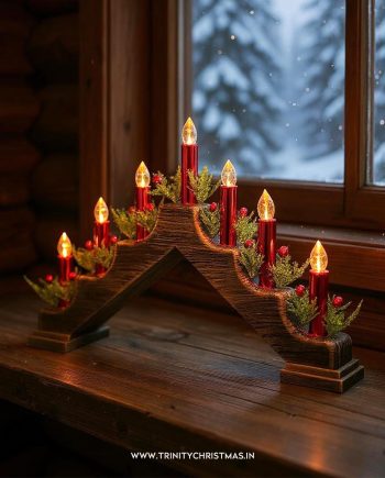 LED Christmas Candle Bridge
