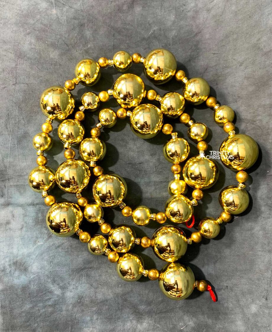 Gold Baubles Garland