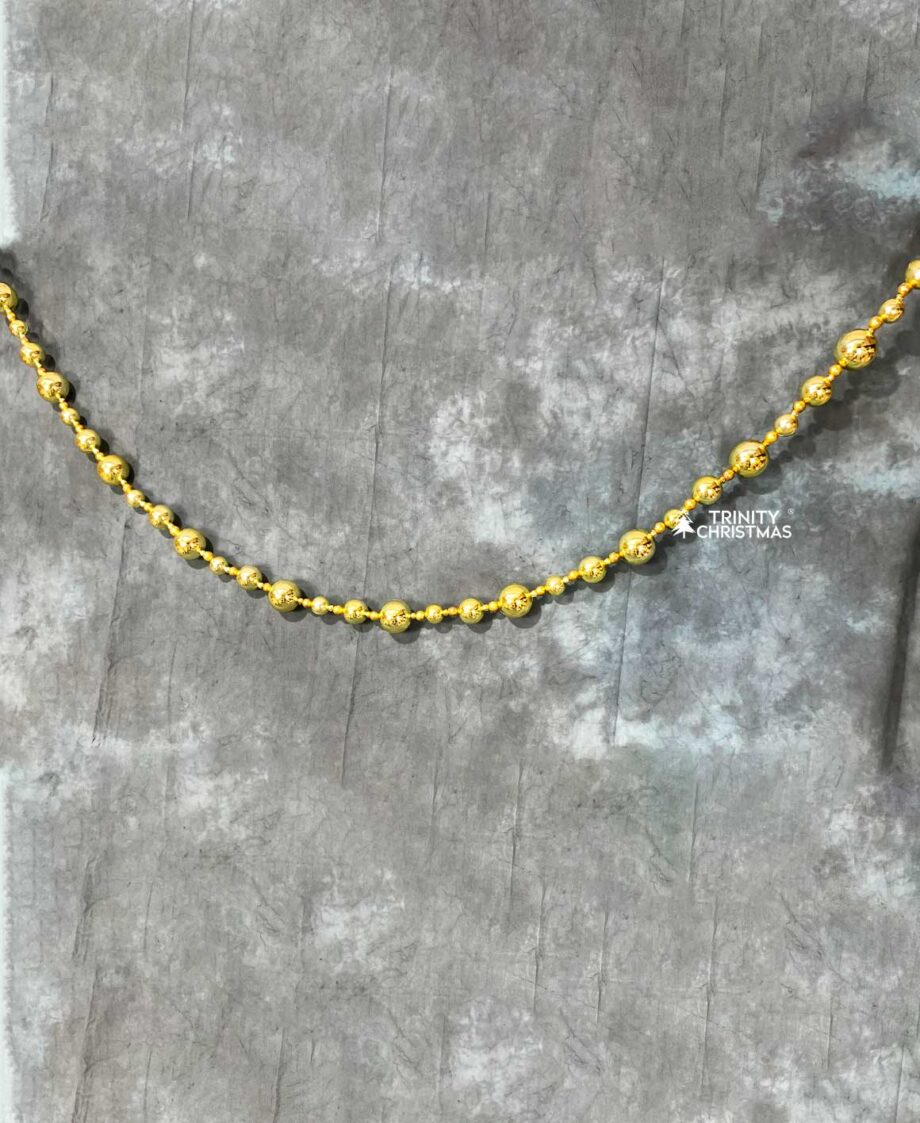 Gold Baubles Garland