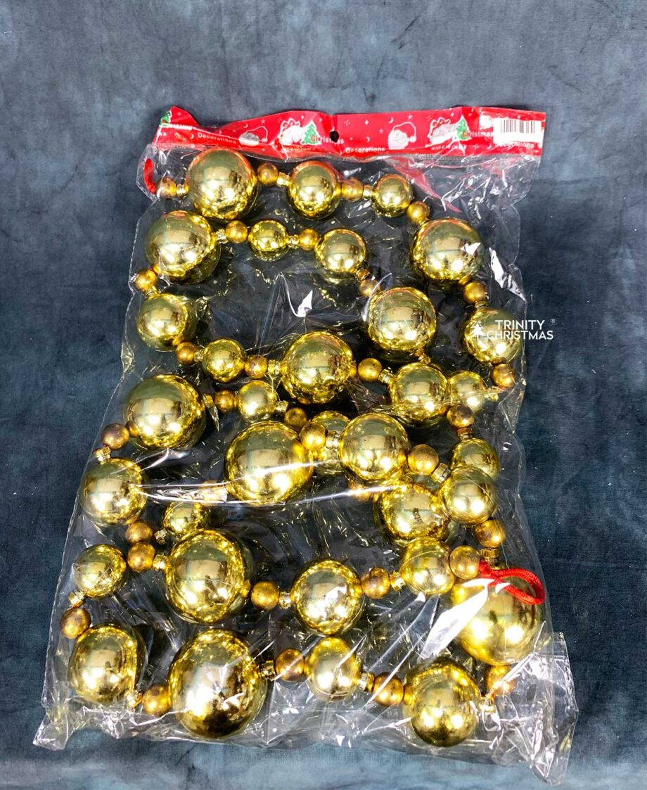 Gold Baubles Garland