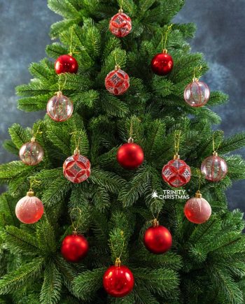 Red Imperial Jewel Baubles