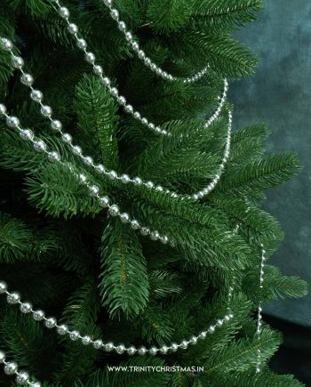 Silver Beads Christmas Decor
