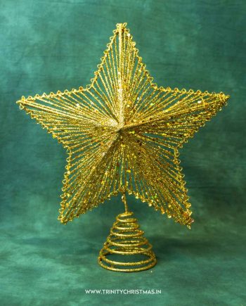 Gold Top Star Tree Topper