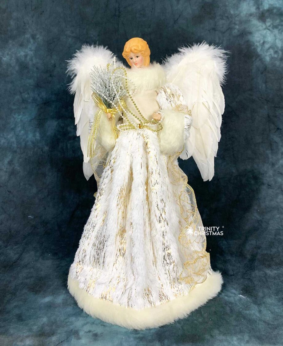 White Angel Tree Topper