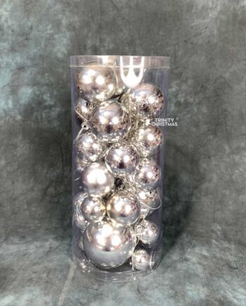 Silver Christmas Baubles