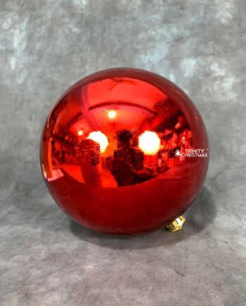25 cm Red Christmas Ball