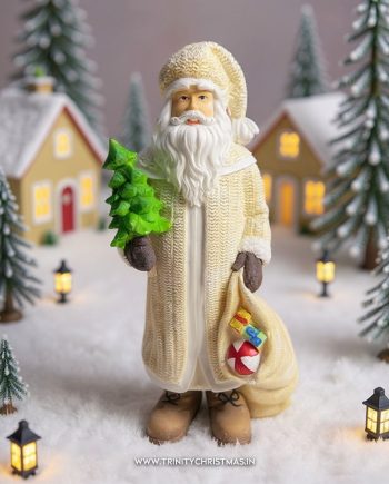 Christmas Nativity White Santa - 12.5'' Inches