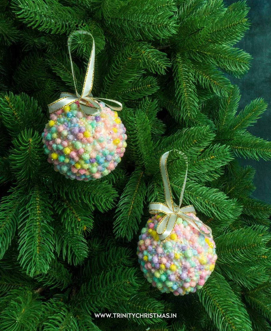 10 cm Sprinkle Christmas Ornament