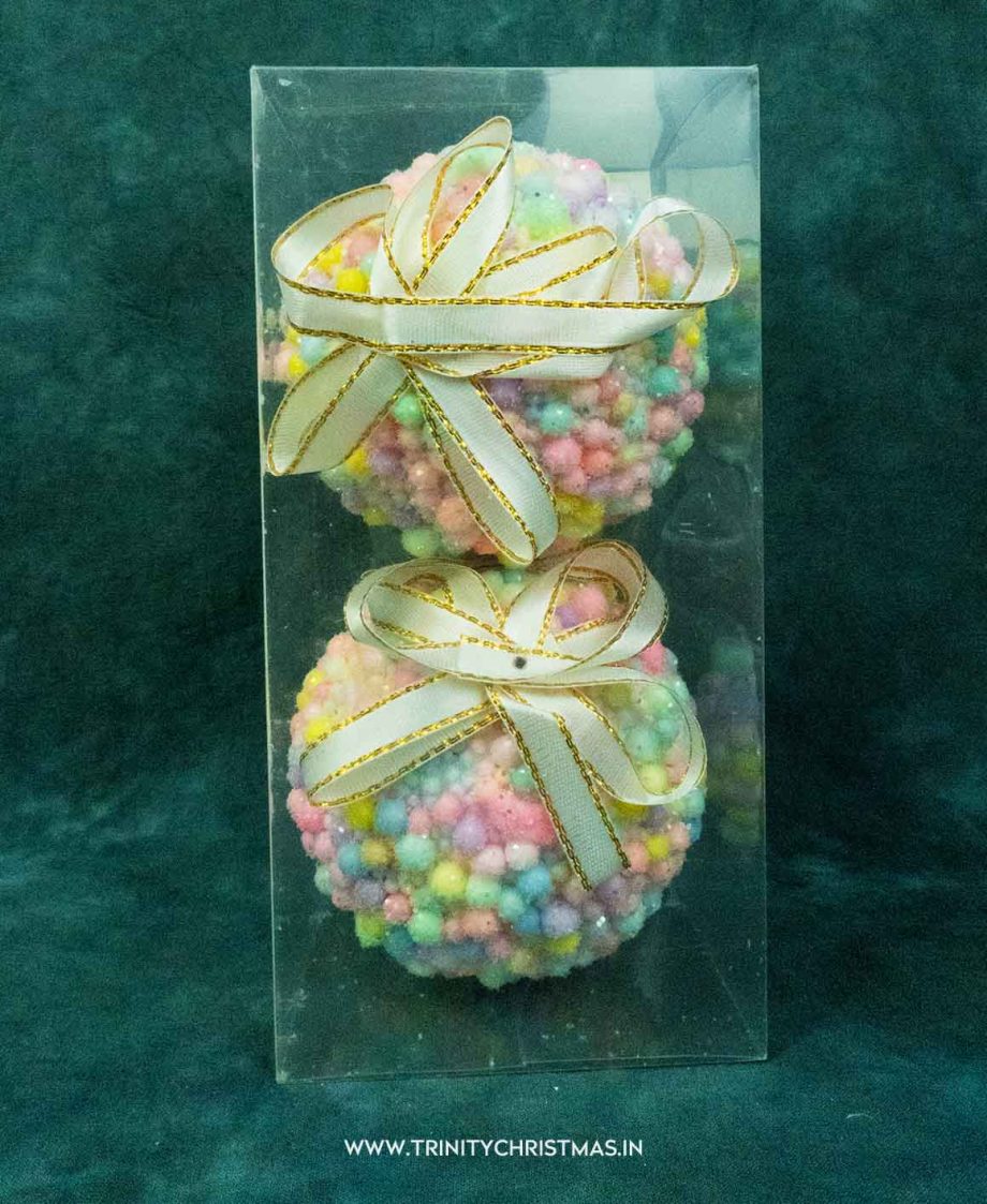 10 cm Sprinkle Christmas Ornament