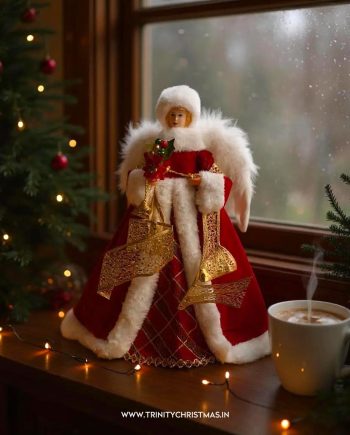 Red Angel Tree Topper