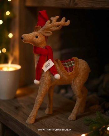 1 Feet Brown Christmas Reindeer Figurine