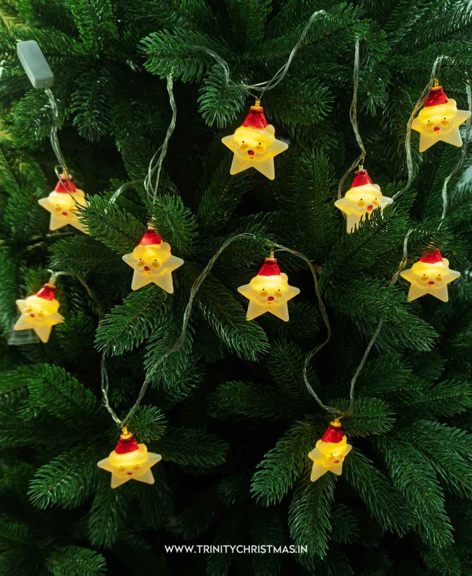Santa Star String Lights