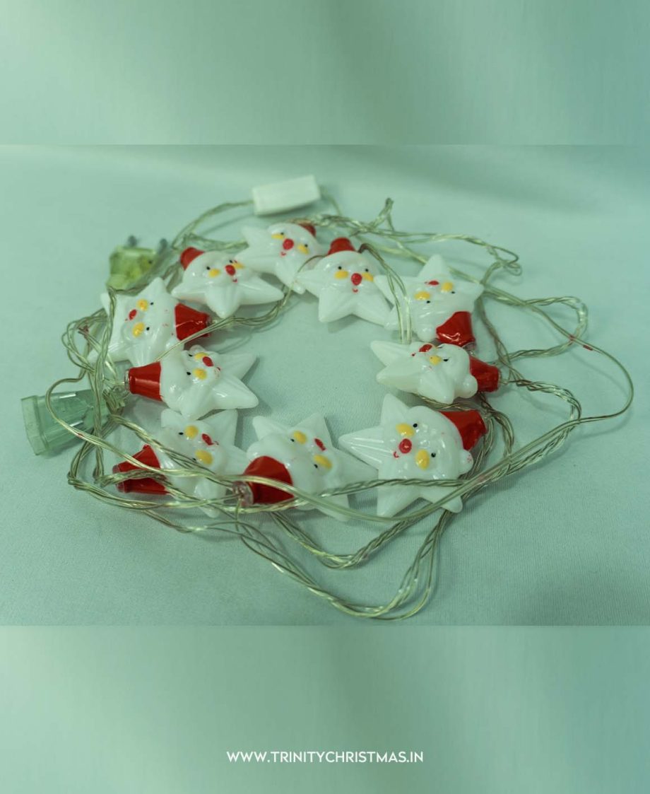 Santa Star String Lights