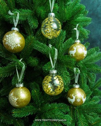 Golden Laurel Ball Set
