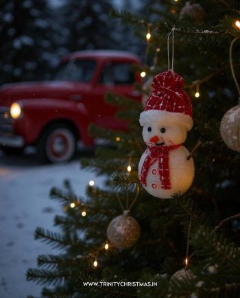 Cute Snowman Ornament