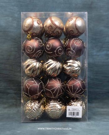 Vintage Vogue Metallic Brown Baubles