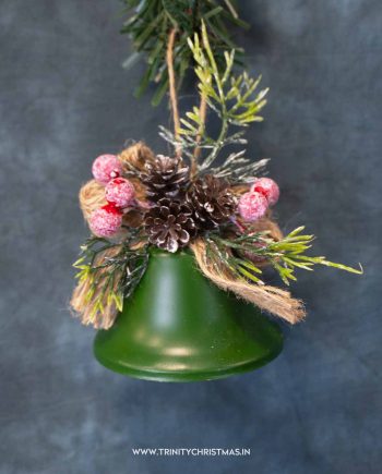 Nordic Yule Green Bell