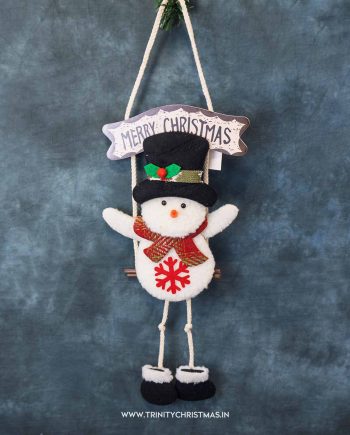 Merry Christmas Snowman Hanger