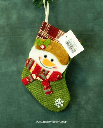Merry Mini Stocking - Snowman