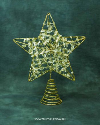 Shimmer Sleek Star Tree Topper