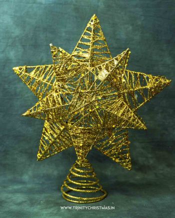 Heavenly Shine Gold Tree Topper