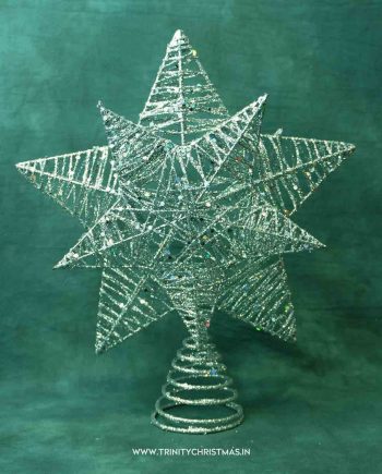 Heavenly Shine Silver Tree Topper