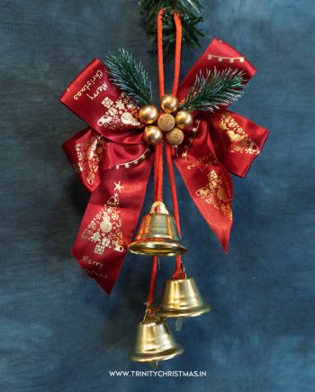 Jingle Bell Bow Hanging