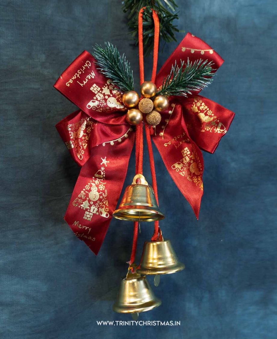 Jingle Bell Bow Hanging