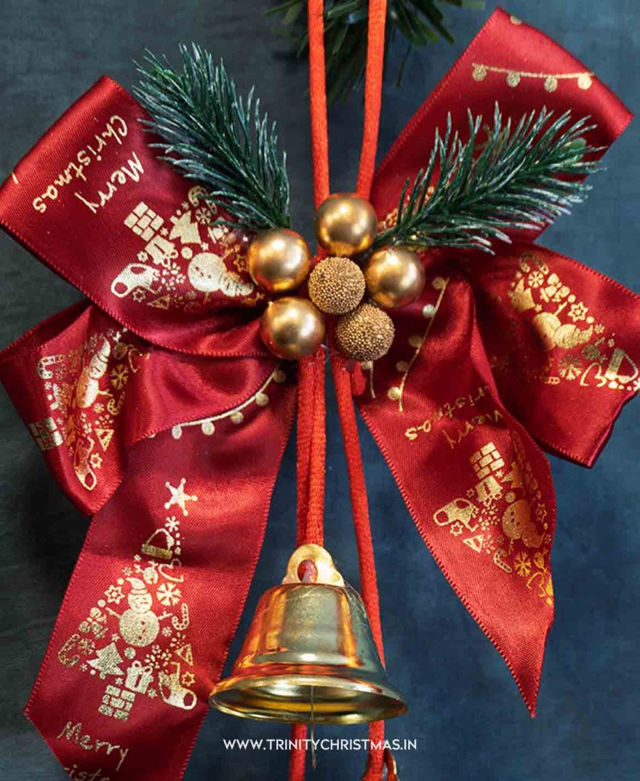 Jingle Bell Bow Hanging