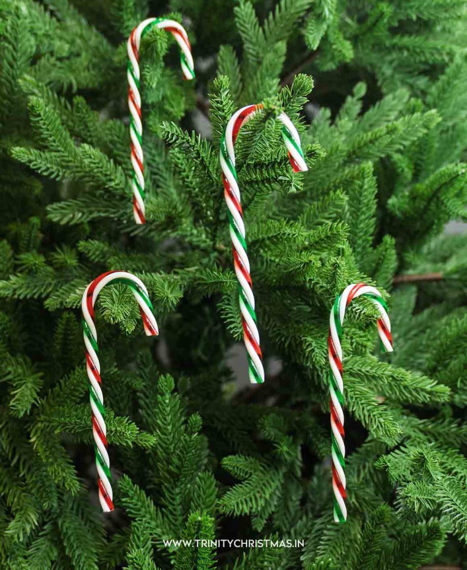 Peppermint Twist Christmas Canes Ornament