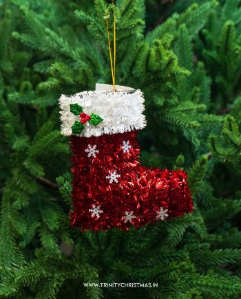 Tinsel Flurry Santa Shoe