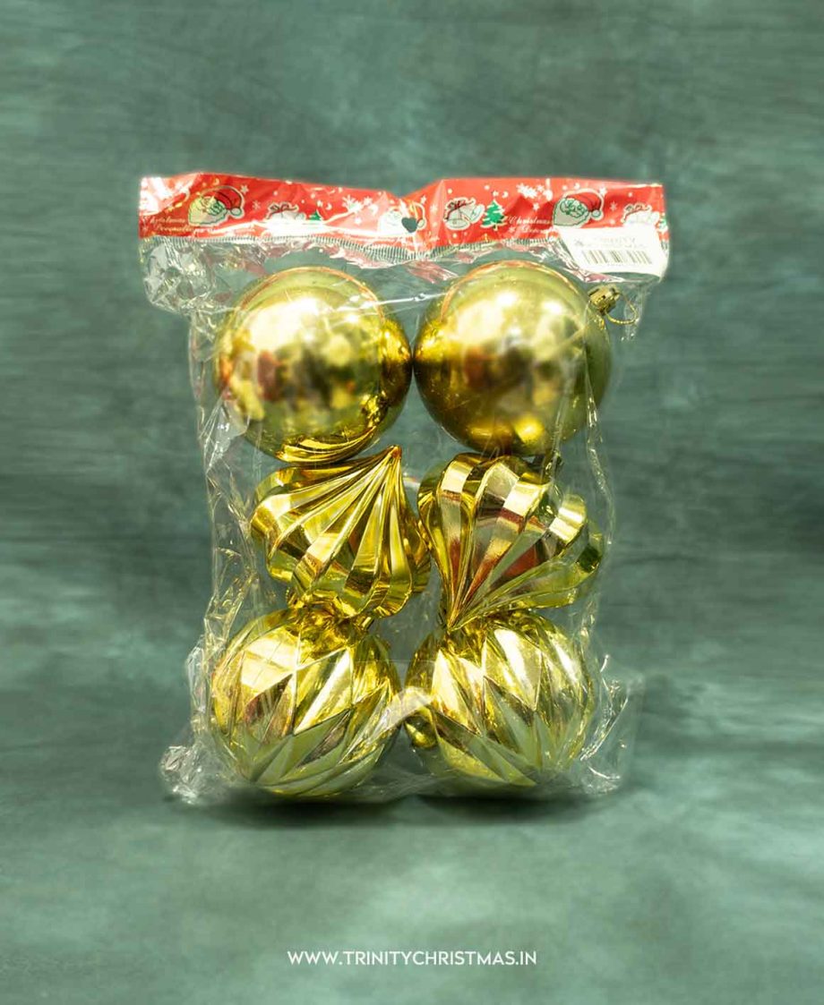 Gold Christmas Chic Ornaments