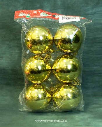 6cm Gilded Charm Balls