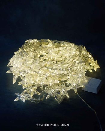 100 Crystal Star LED String Lights