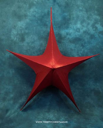 Santa Claus Tree Topper Red 50x36CM