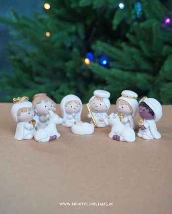 Joyful Little Nativity Set 1.5 White