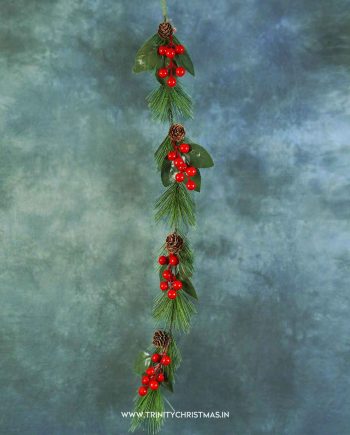 Mini Winterberry Pine Garland